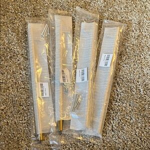 12” Gold Bar Pulls Set of 4